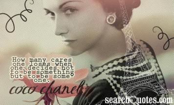 coco chanel quote - Quote from powerful women